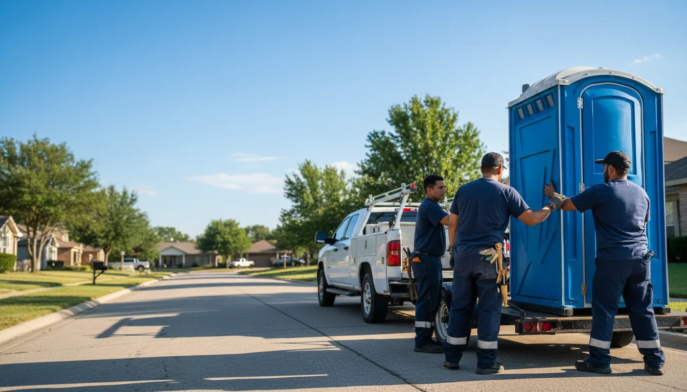 Portable Toilet Rental in Harrold, TX near me